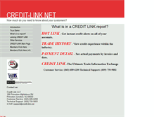 Tablet Screenshot of credit-link.net
